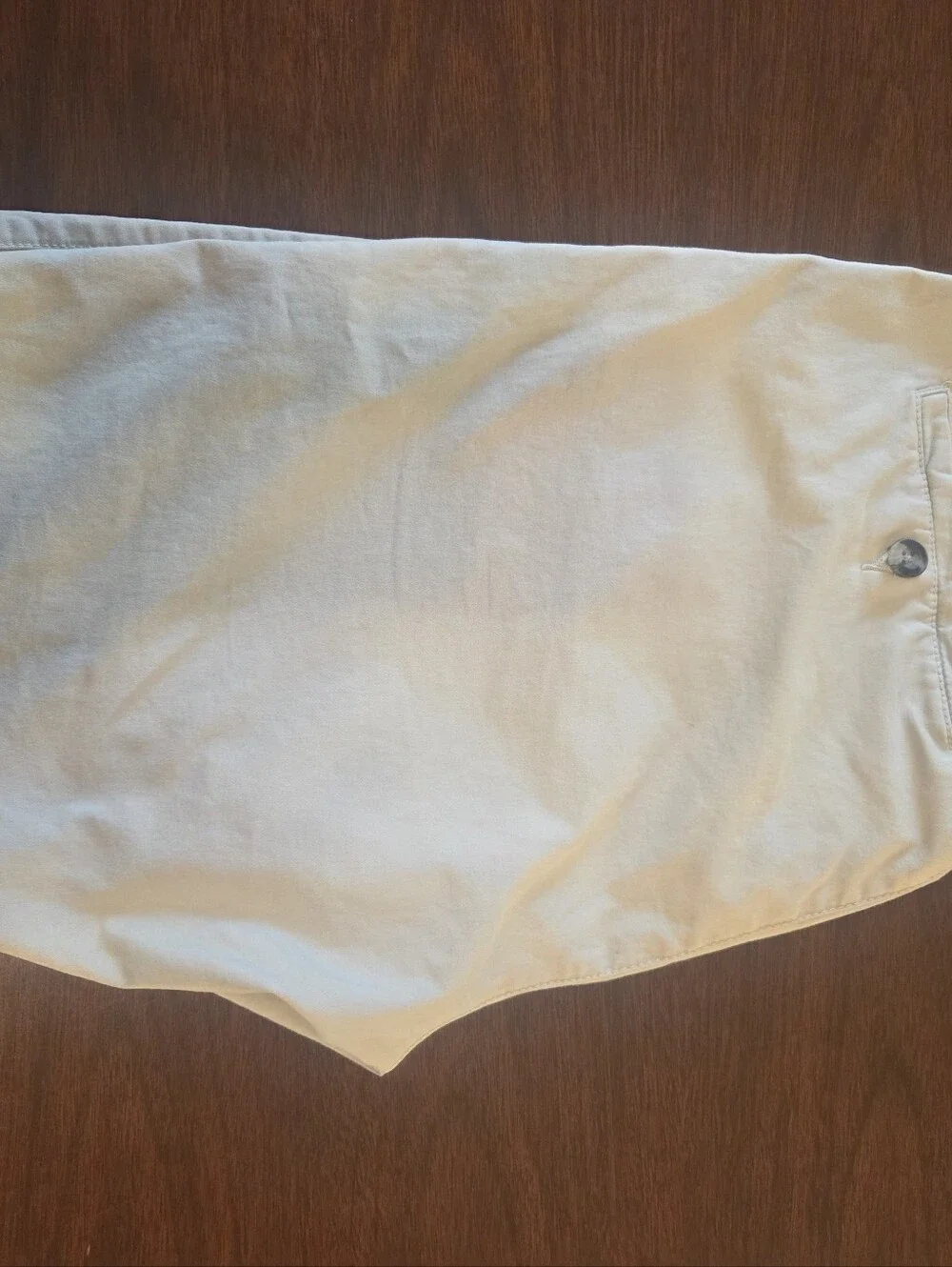 Free Planet Men's Light Khaki Flat Front Shorts